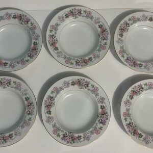 Vintage Noritake Soup Bowls Roselane Set of 6